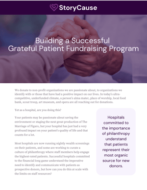 StoryCause - Grateful Patient White Paper